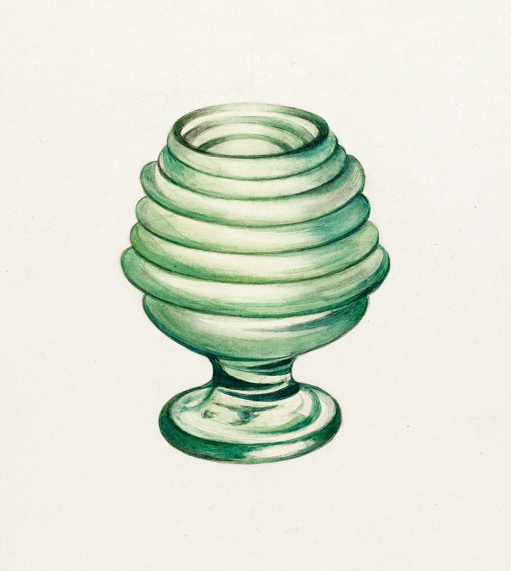 Blown Glass (1935&ndash;1942) by Anna Aloisi. Original from The National Galley of Art. Digitally enhanced by rawpixel.
