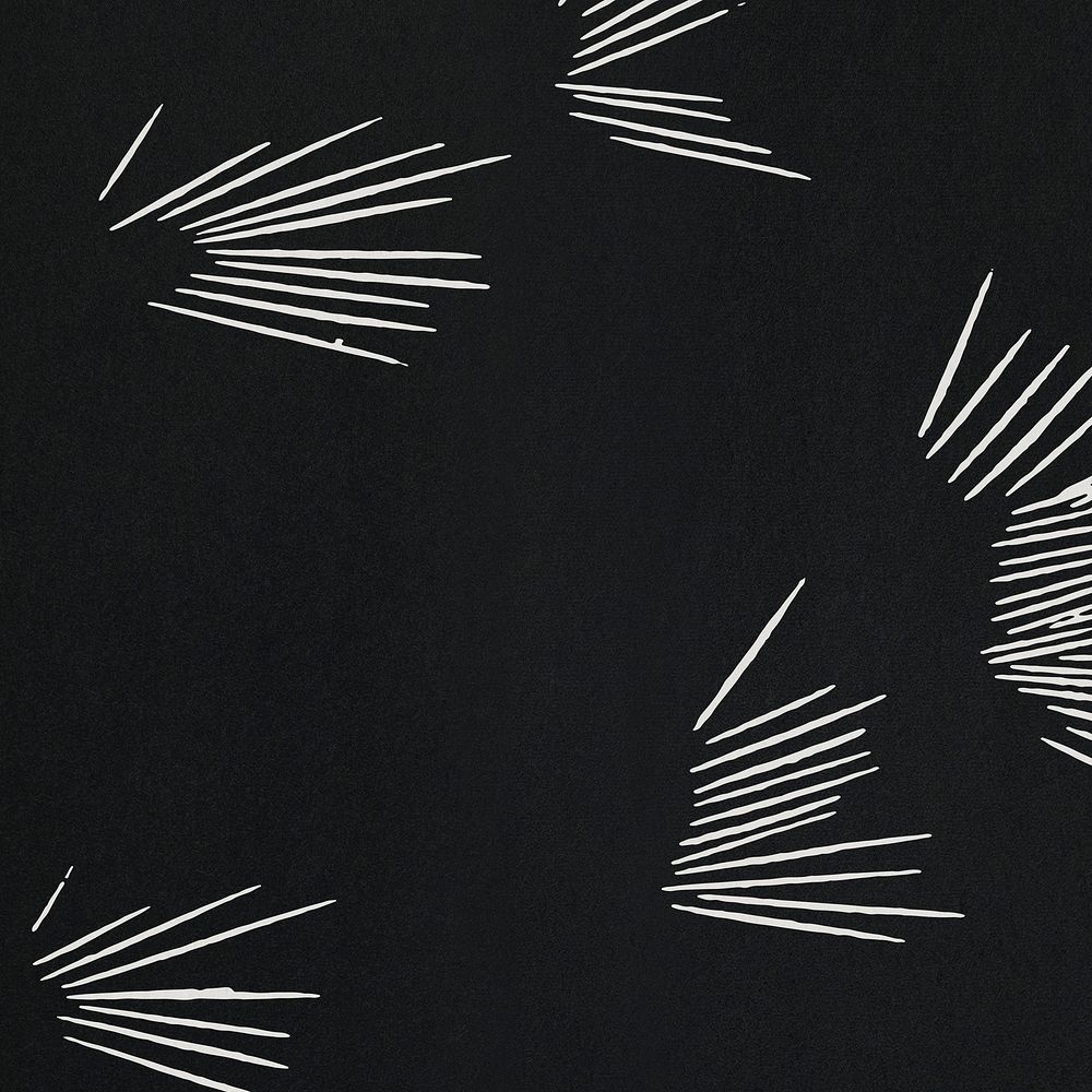 Vintage white scratch pattern black background, remix from artworks by Samuel Jessurun de Mesquita