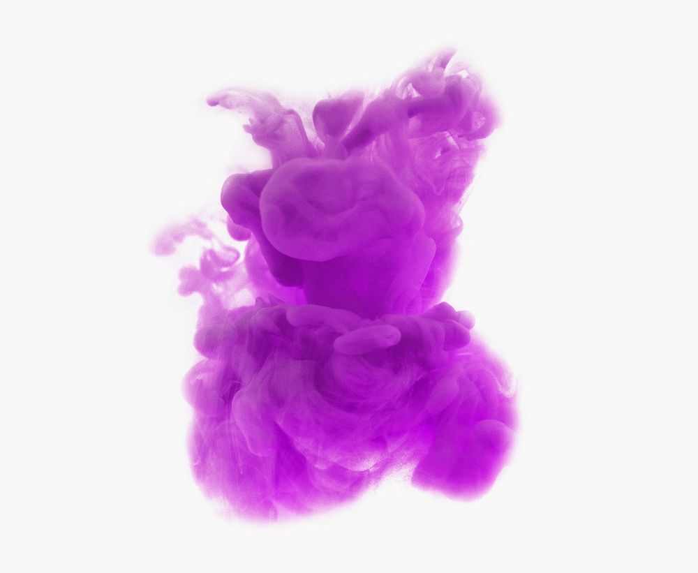Ink explosion gradient purple splash