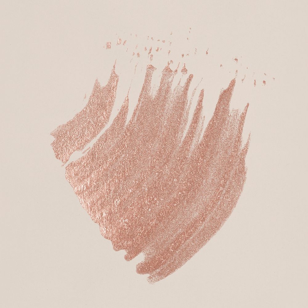 Metallic pink paint stroke illustration