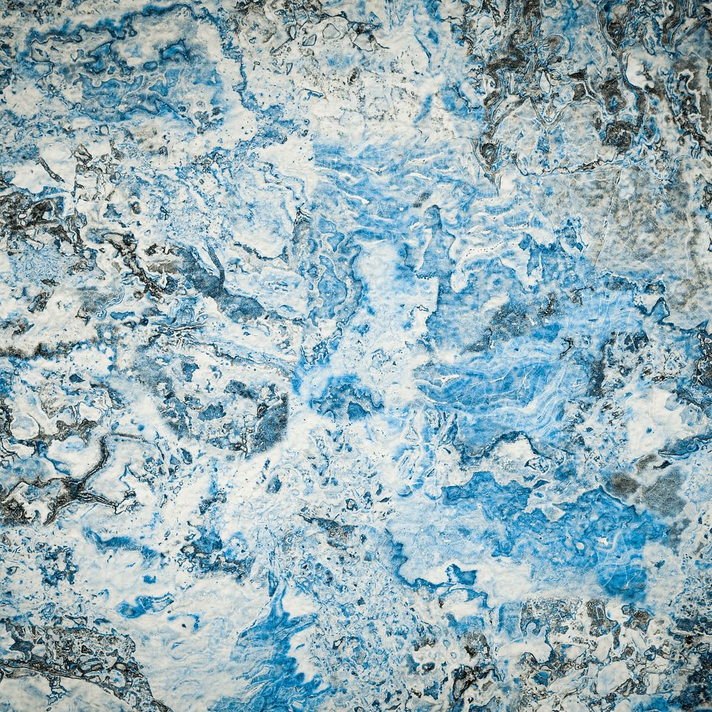 Blue marble patterned wallpaper background