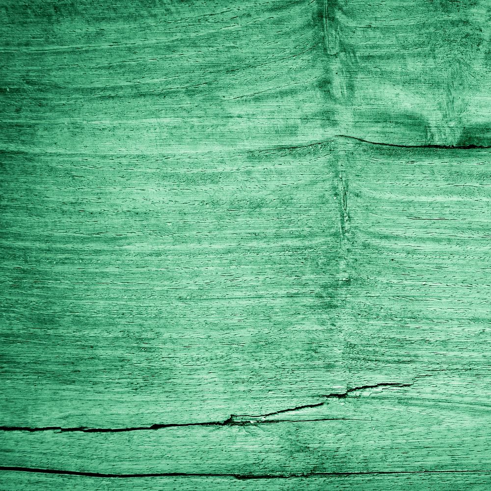 Emerald green wood textured background