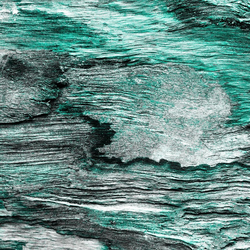 Green painted rough wooden background