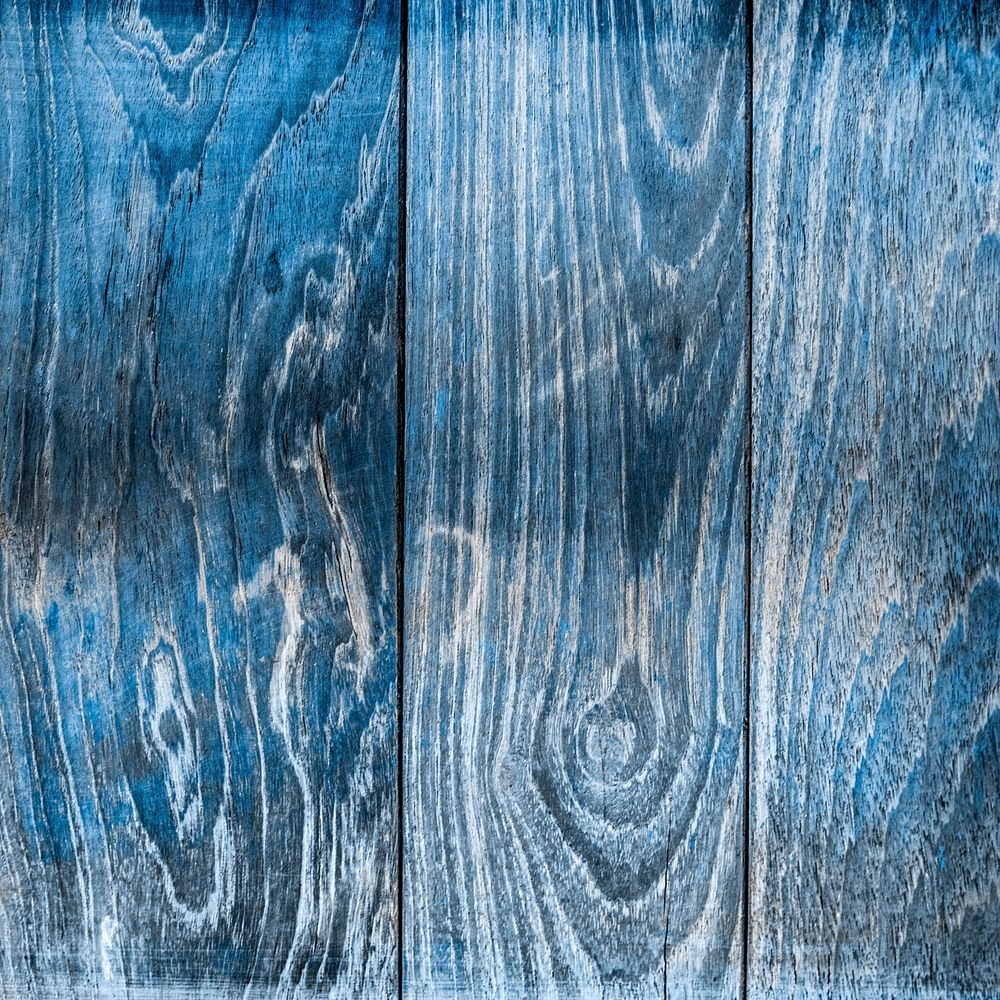 Blue faded paint wood texture