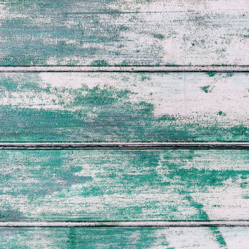 Green old plank wood texture background 