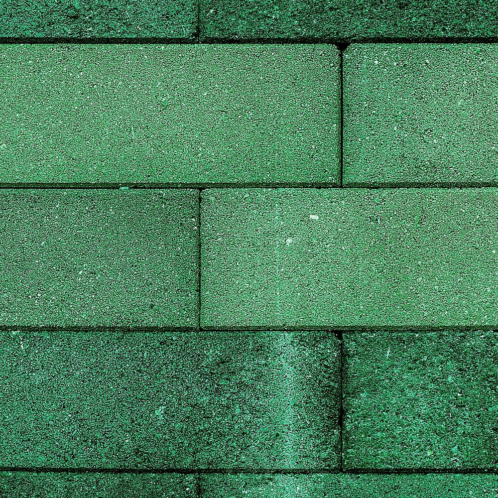 Blank green brick patterned background