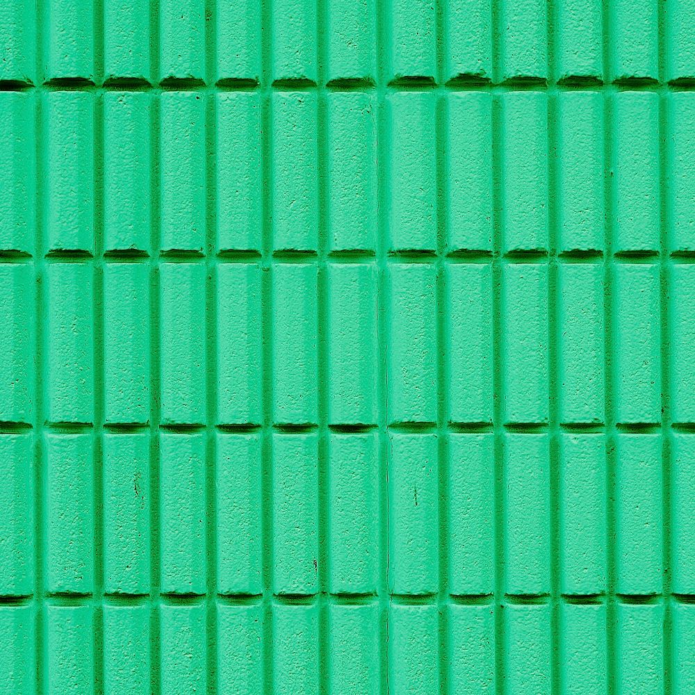 Neon green brick patterned background