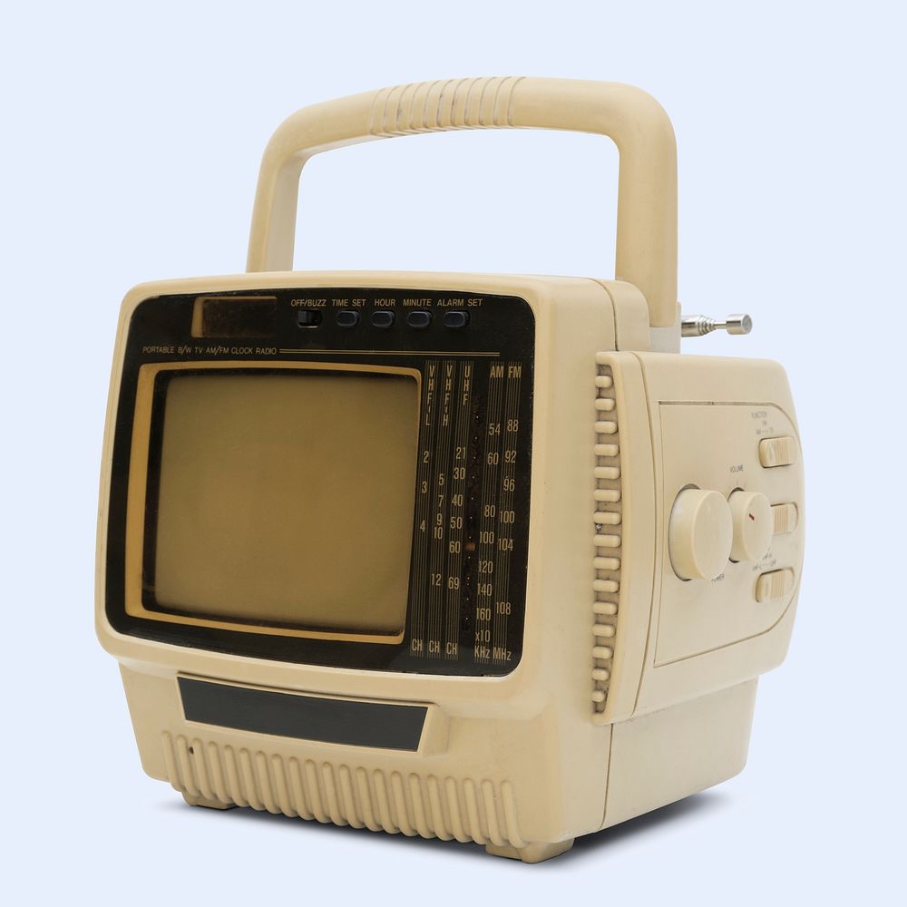 Old handheld radio and tv design resource 