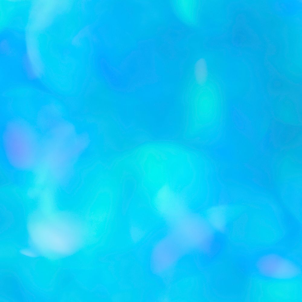 Abstract bright blue bokeh background