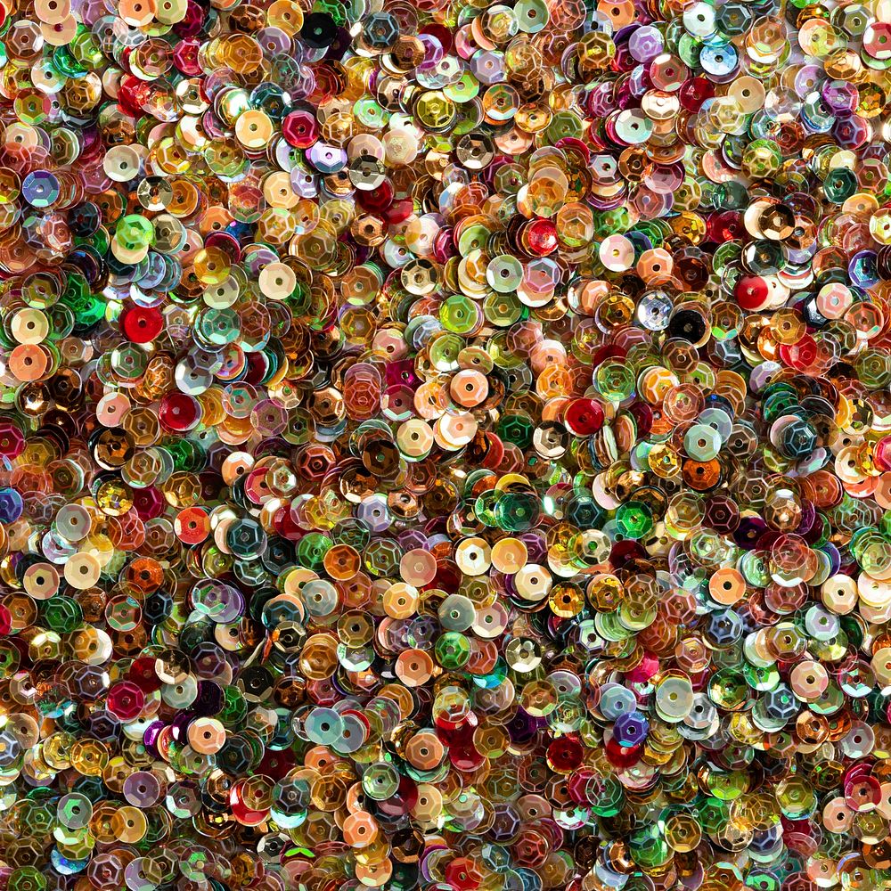Sparkly colorful sequins background texture
