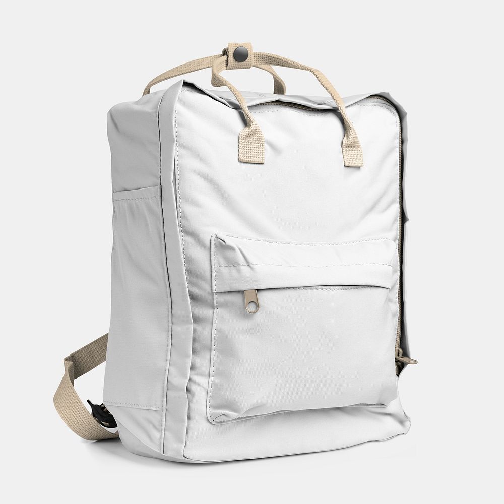 White square backpack unisex accessories