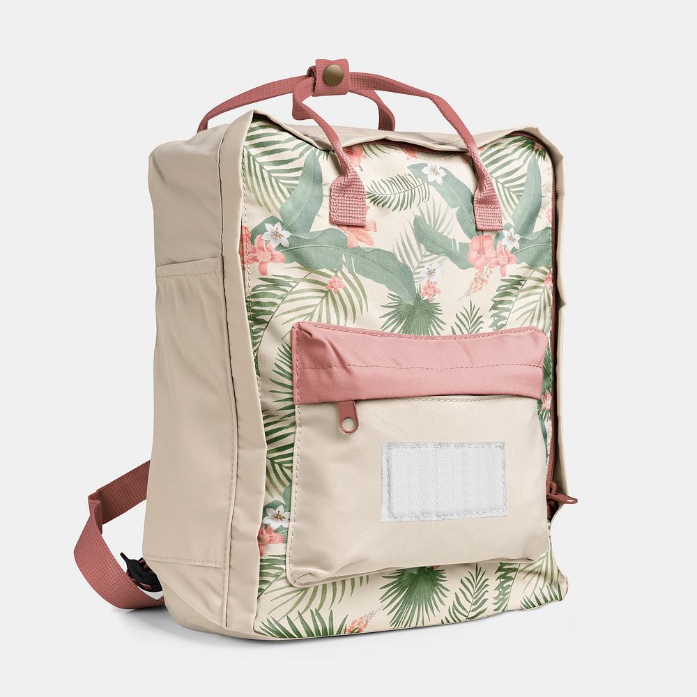 Leafy square backpack unisex accessories