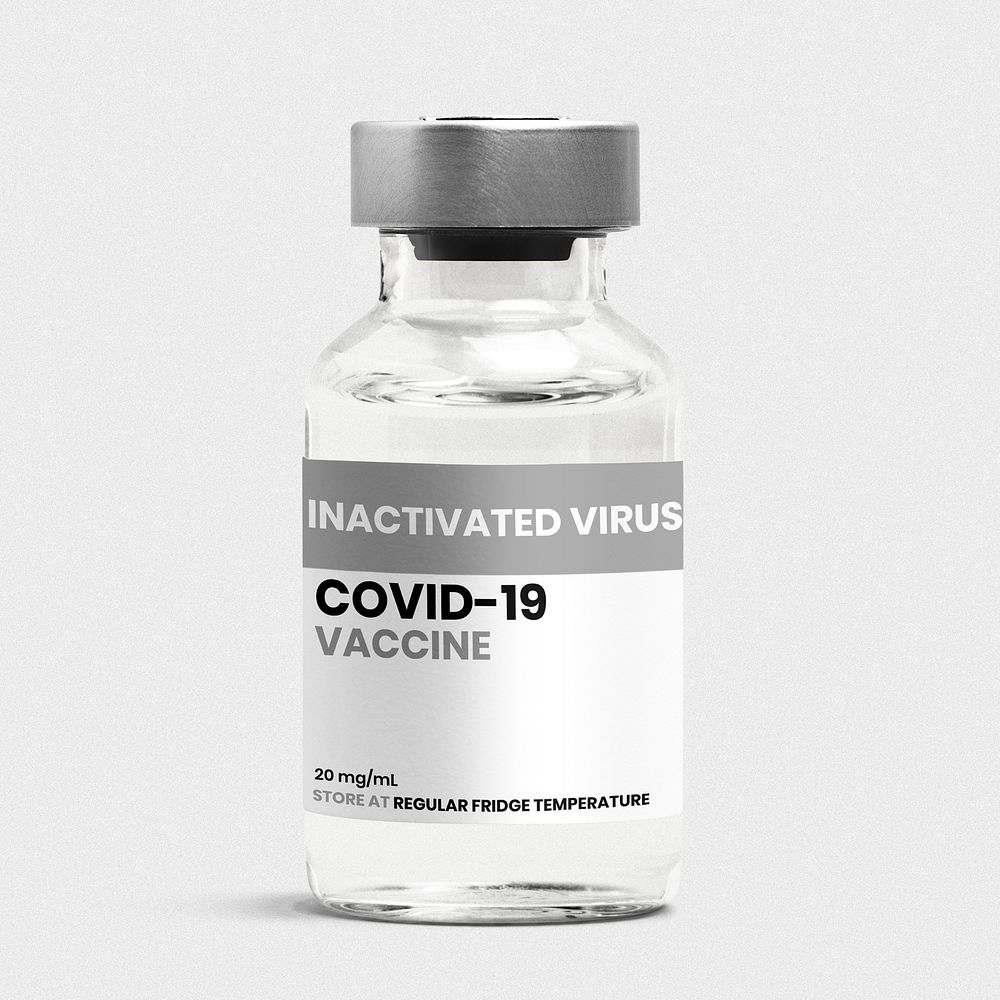 COVID-19 inactivated virus vaccine injection glass bottle