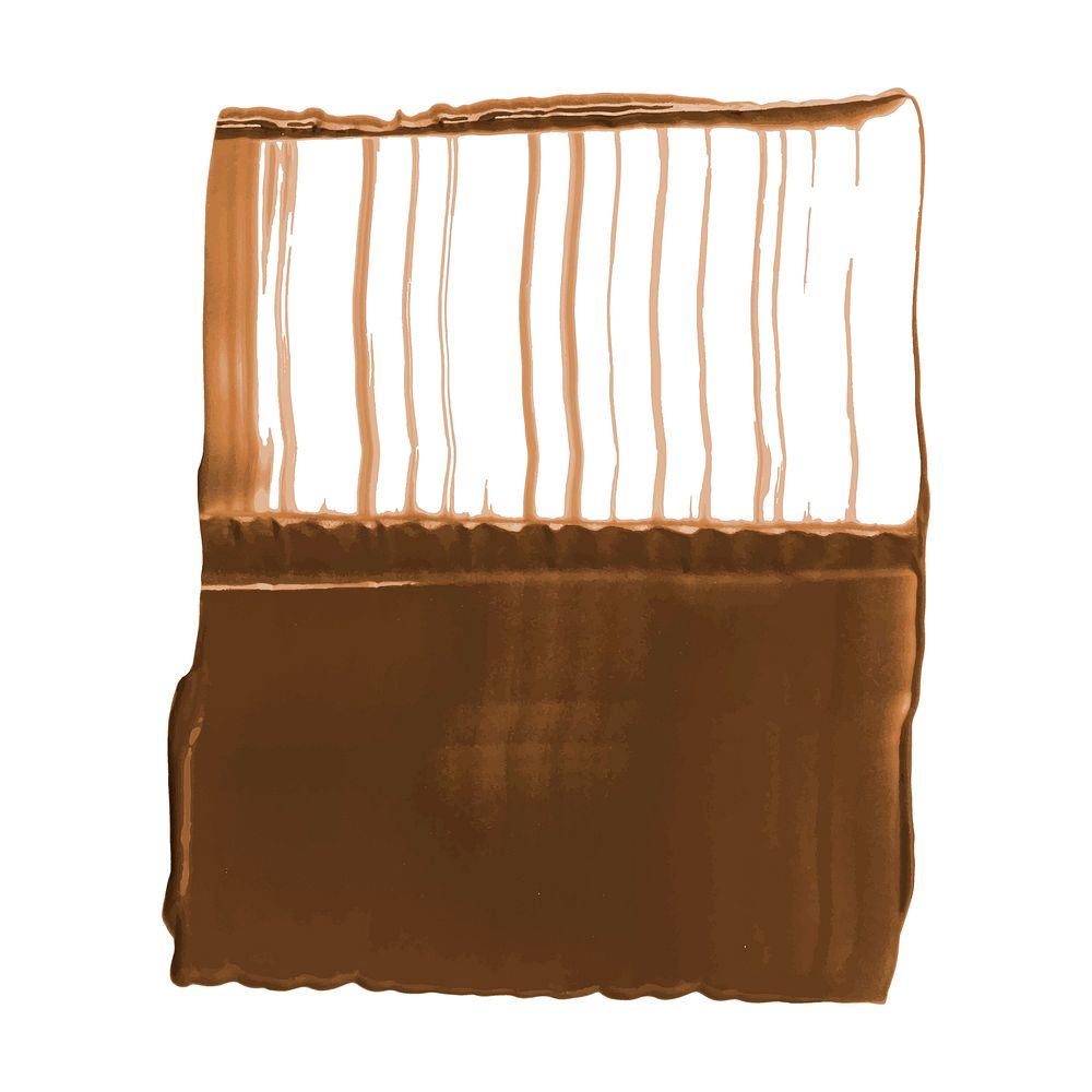 Brown comb painted texture vector square abstract DIY graphic experimental art