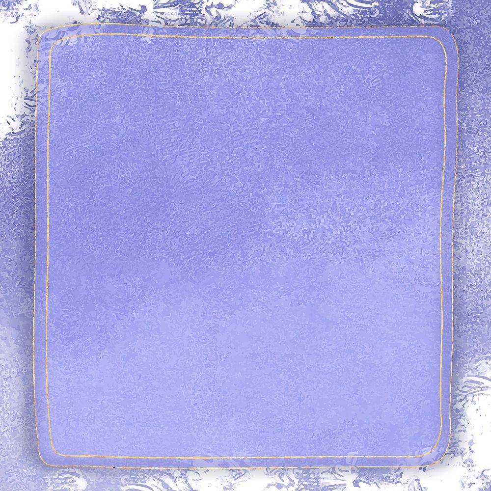 Square frame on purple background vector