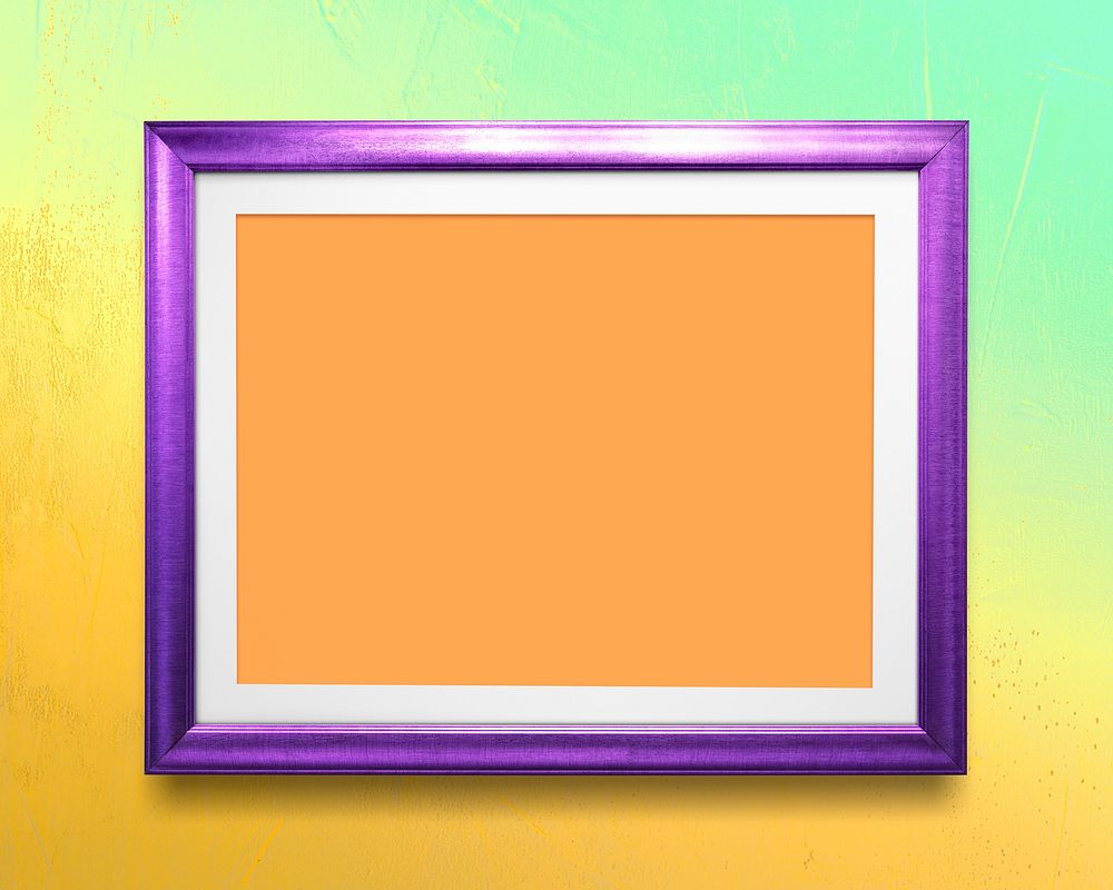 Purple photo frame