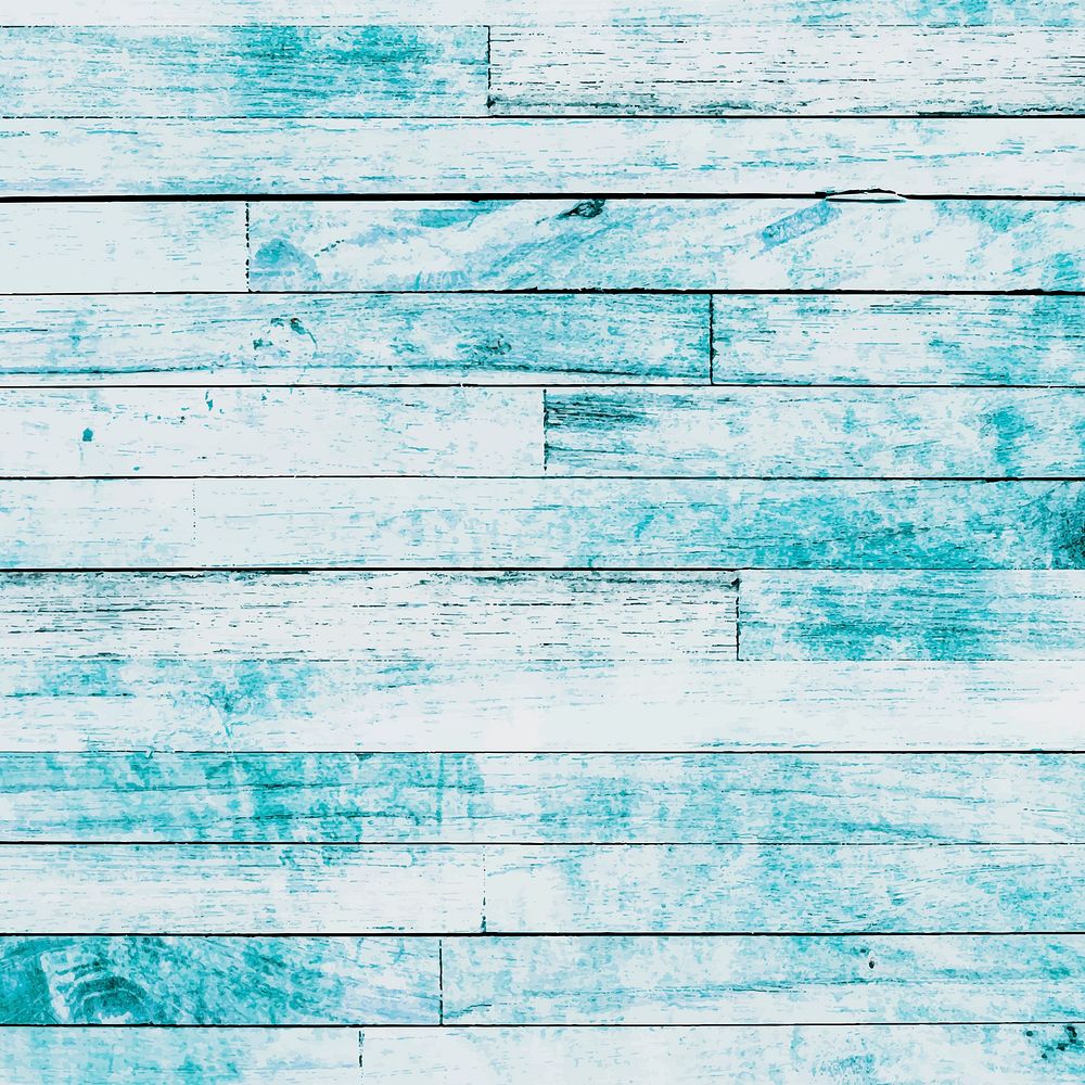 Pale blue wooden textured design background vector
