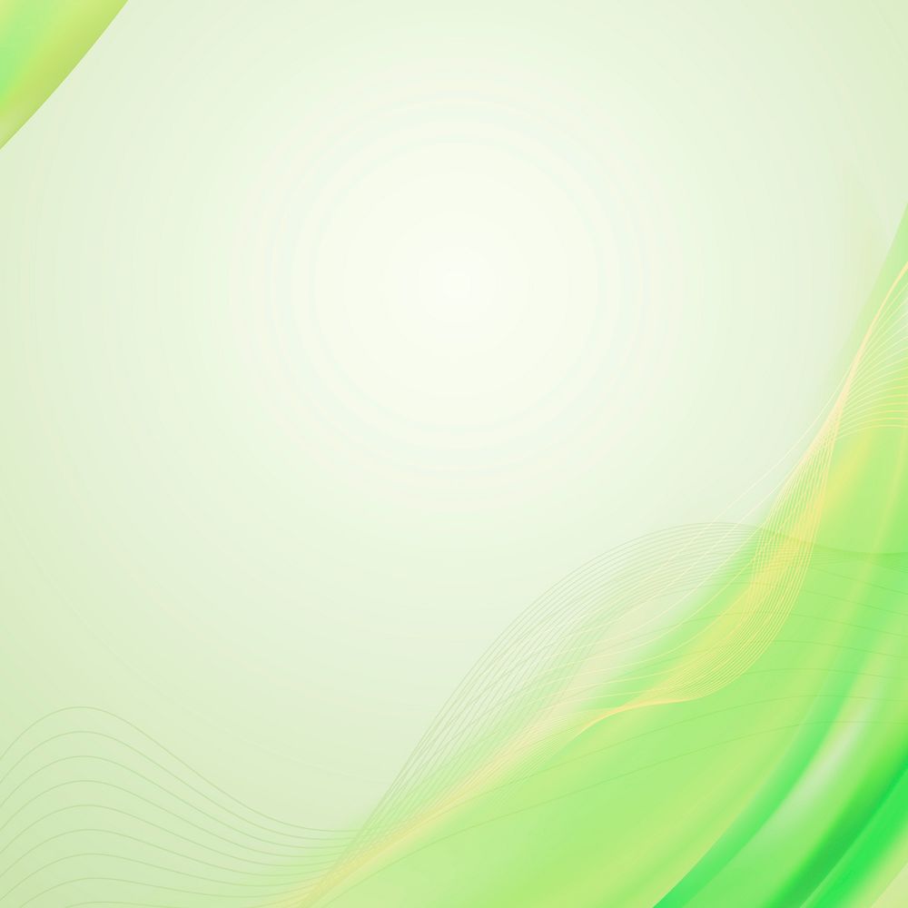 Green curve patterned background illustration