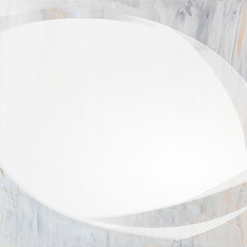 Textured light gray curve frame template