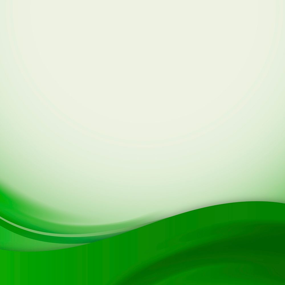 Green curve frame template vector
