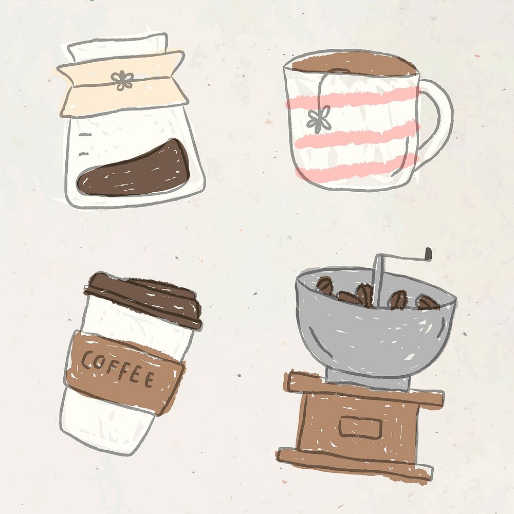 Page 2 | Cute Coffee Cup Drawing Images - Free Download on Freepik