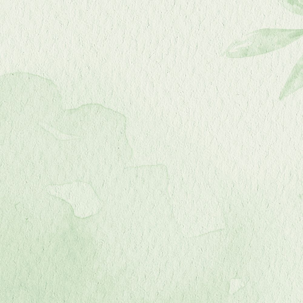 Green watercolor patterned background