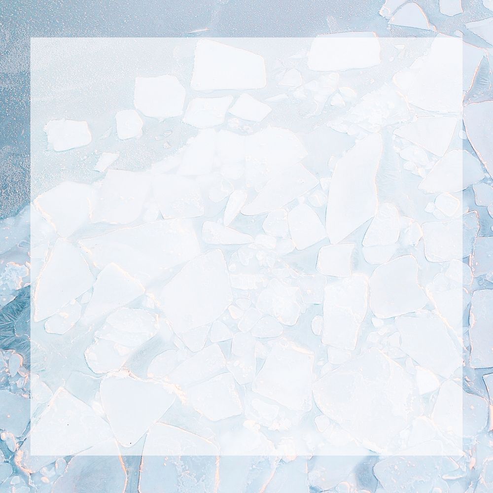 Broken ice textured psd background