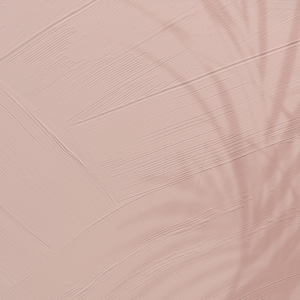 Dull pink paint texture background with leaf shadow