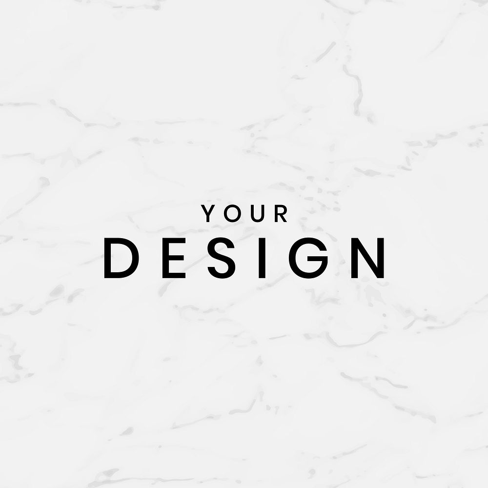 Your design template black typography vector