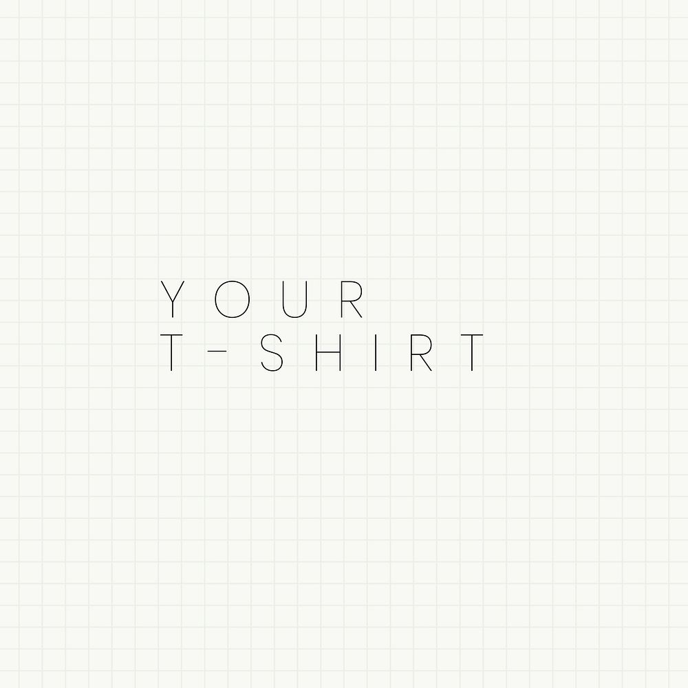 Your T-shirt brand template design vector