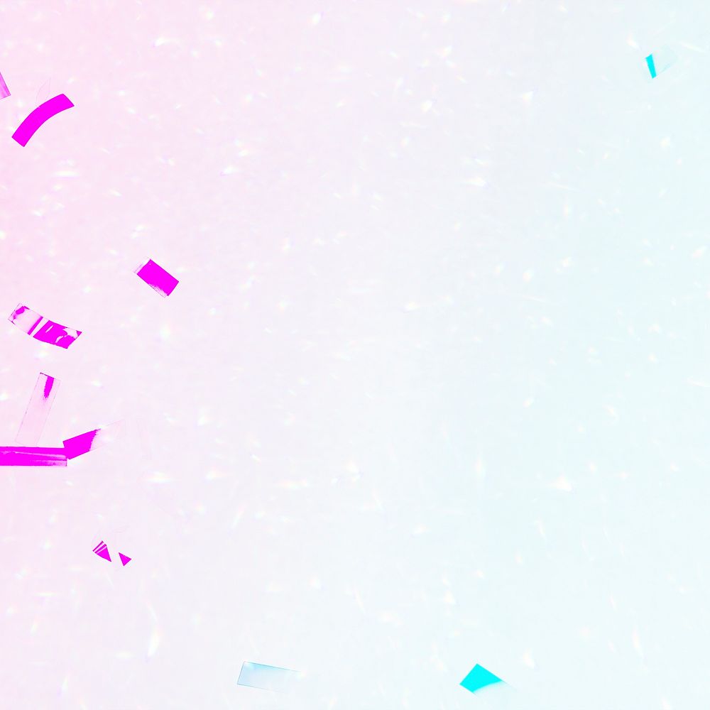 Confetti pastel gradient holographic background