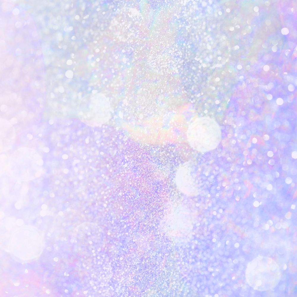 Purple bokeh background glitter hologram