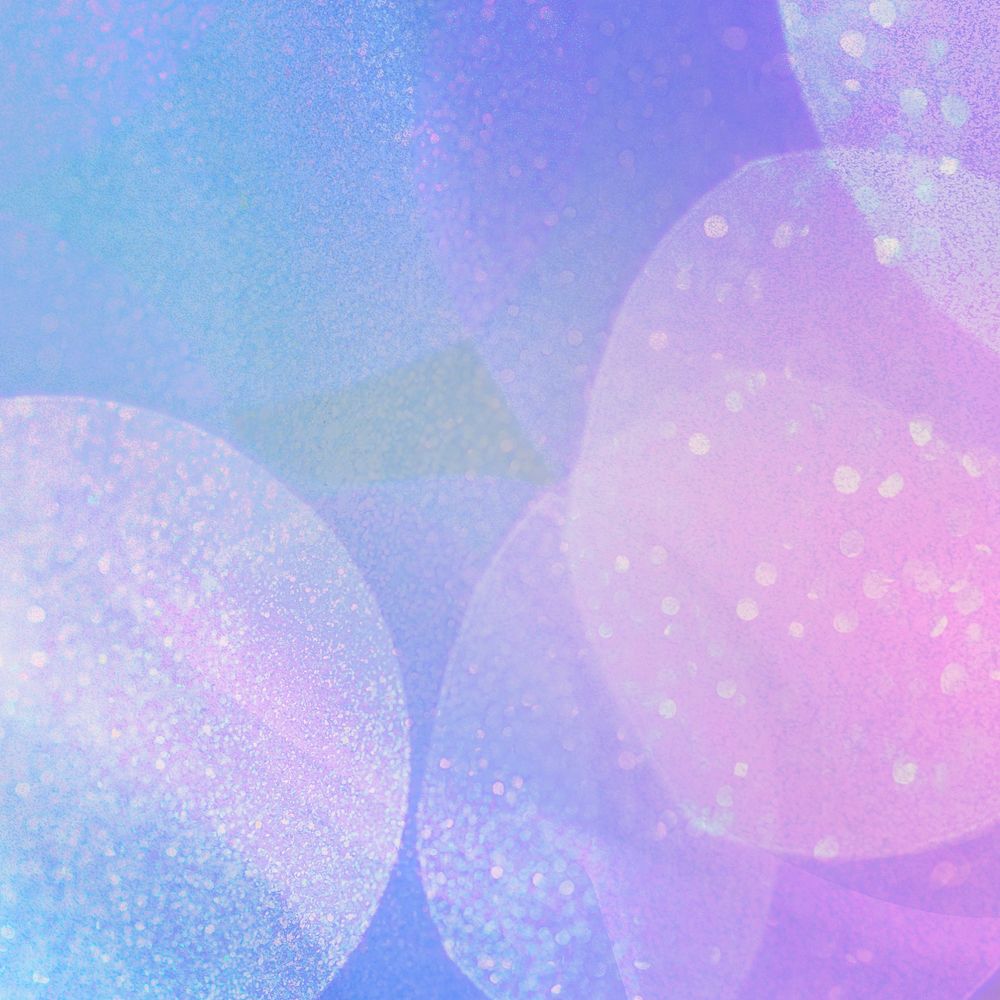 Blue holographic texture bokeh background