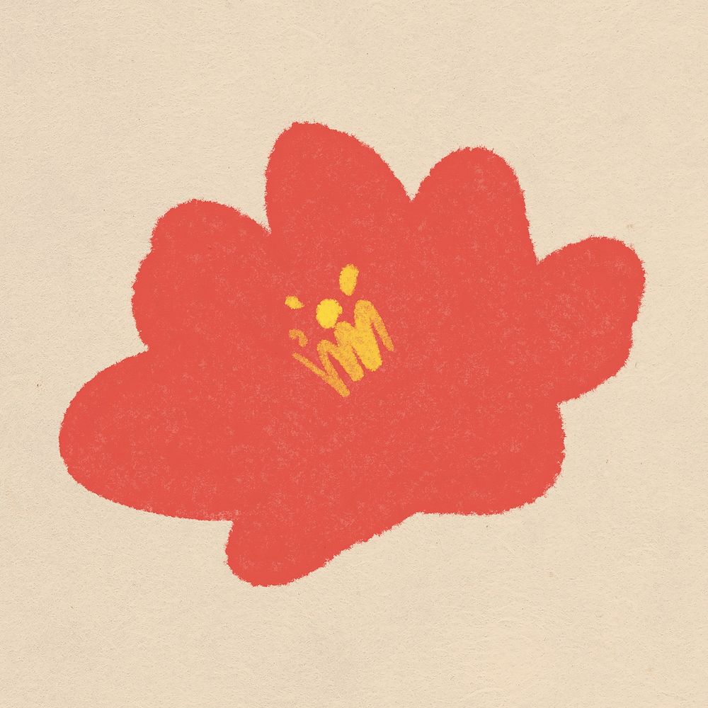 Plum blossom flower psd botanical illustration