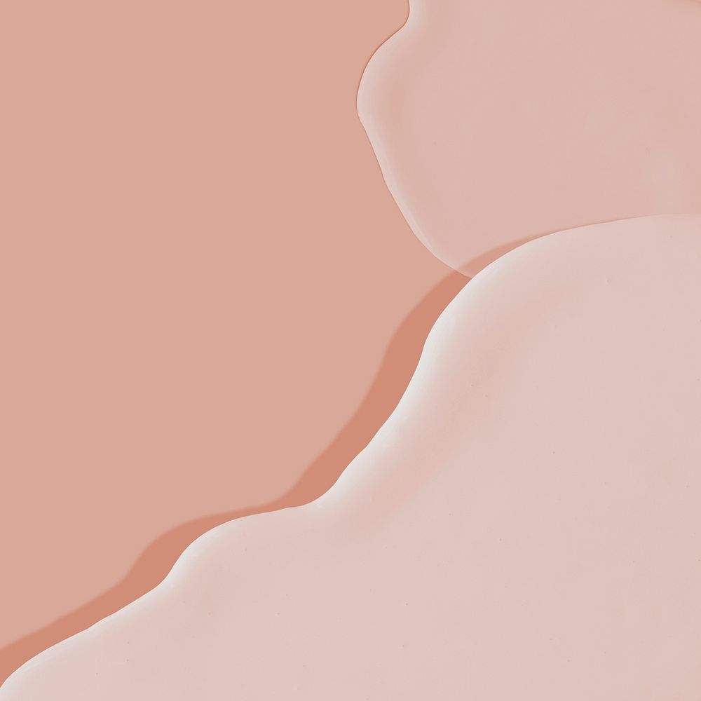 Acrylic paint beige pink social media background