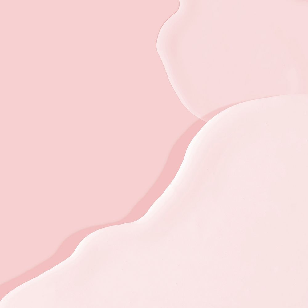 Minimal pink acrylic paint social media background