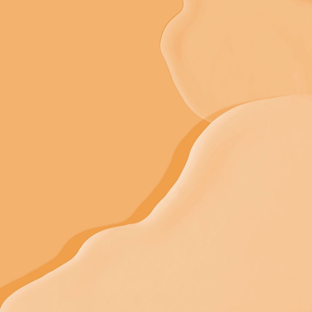 Acrylic texture buff orange social media background