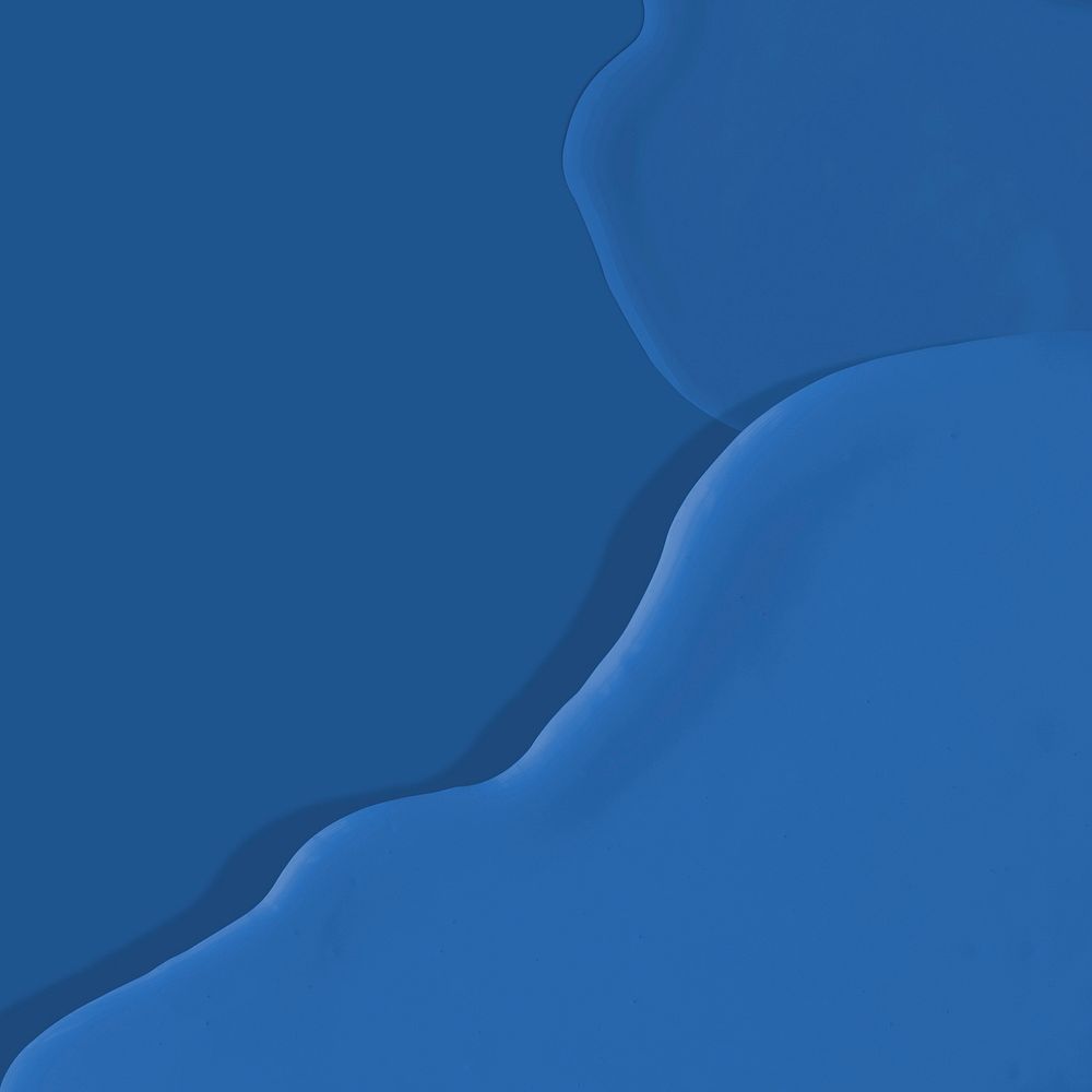 Cobalt blue acrylic paint social media background