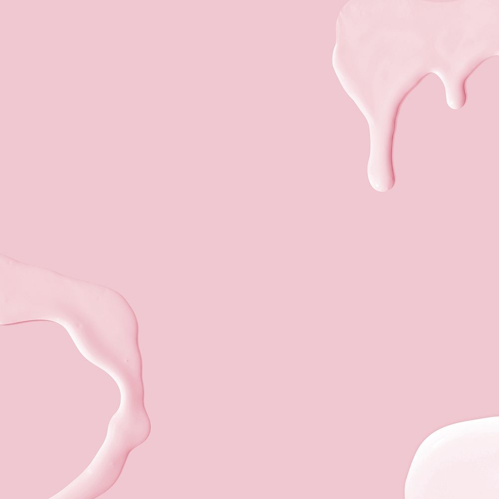 Pastel pink fluid texture social media background