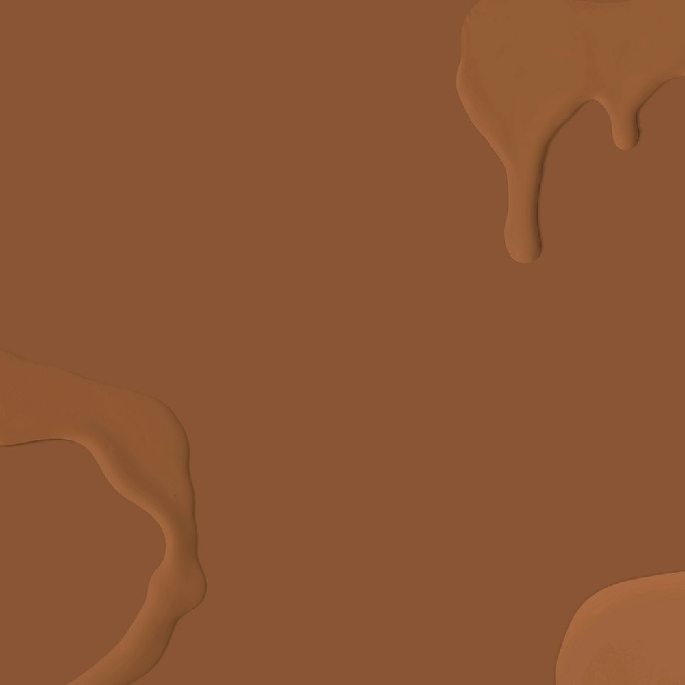 Abstract caramel brown fluid texture social media background