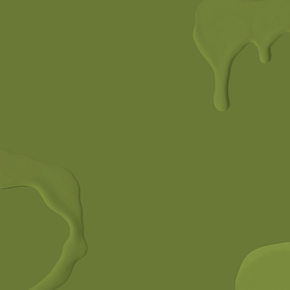 Olive green acrylic texture social media background