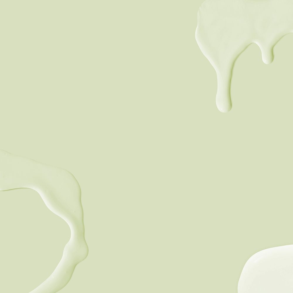 Fluid acrylic pastel green social media background