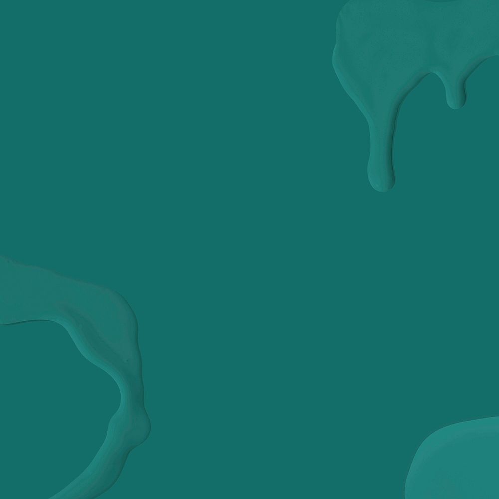Teal green acrylic painting social media background