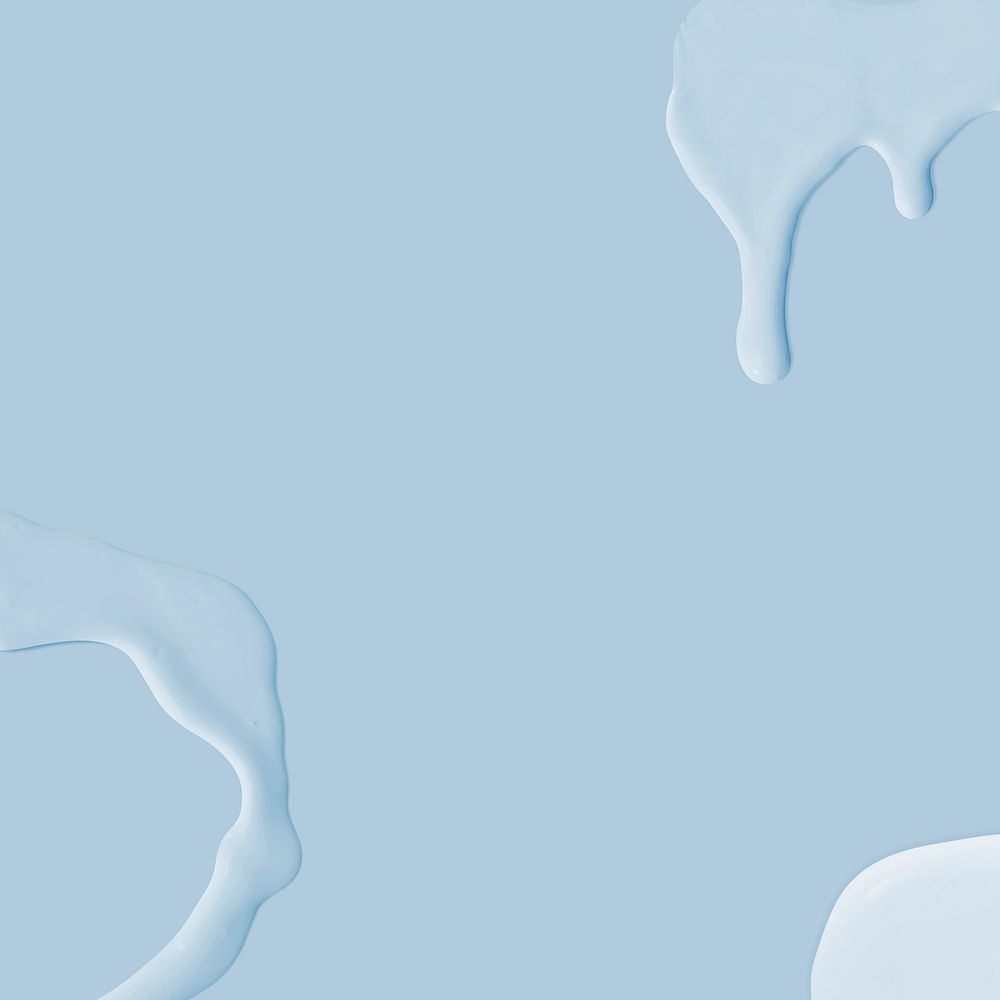Pastel blue fluid texture social media background
