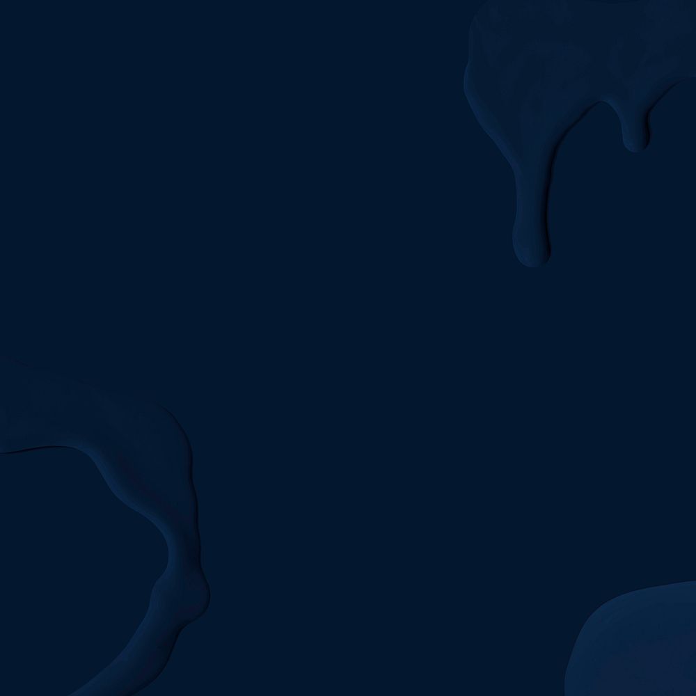 Acrylic texture navy blue social media background