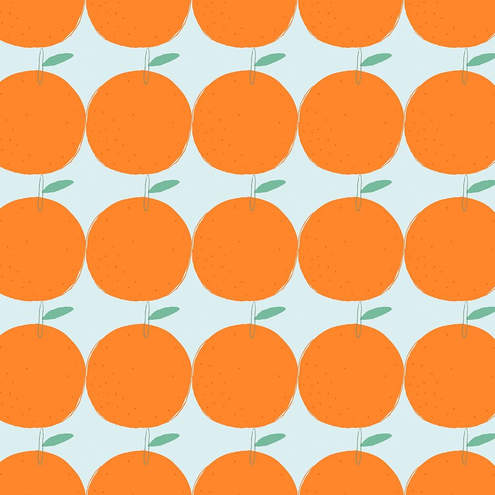 Seamless orange pattern pastel background