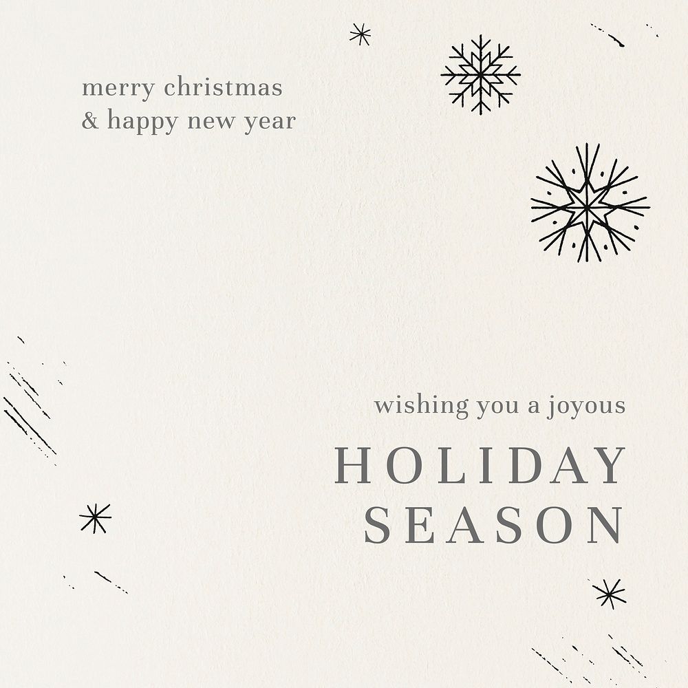 Holiday season Christmas greeting social media banner background