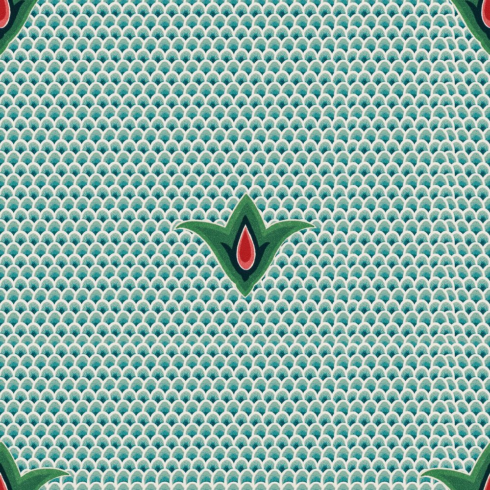 Chinese oriental flower pattern background