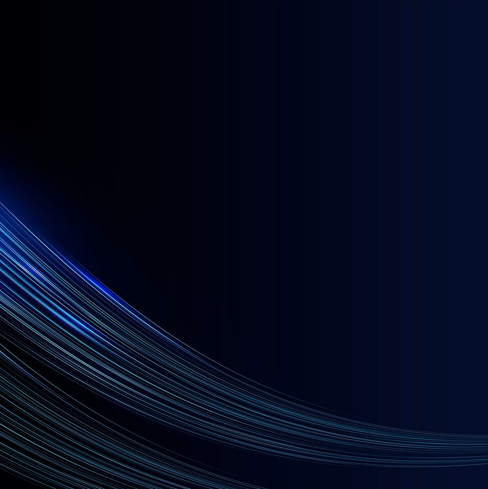 Futuristic blue vector glowing neon wave background