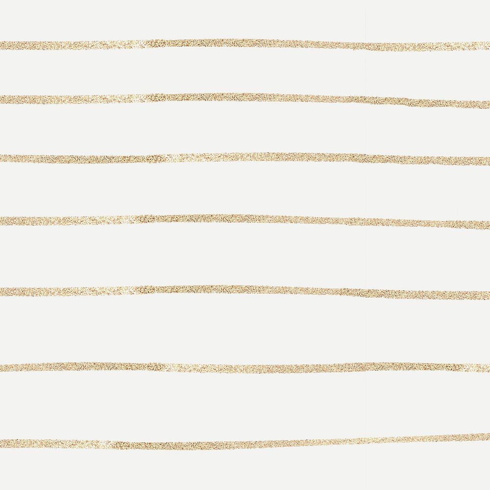 Gold glittery stripes pattern on beige background